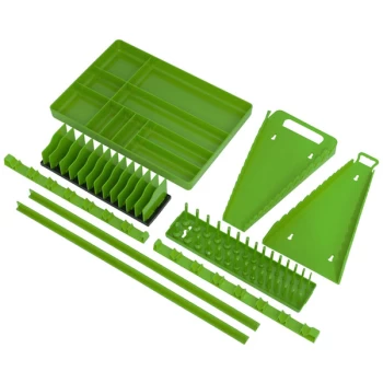 Tool Storage Organizer Set 9pc - Hi-Vis Green