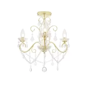 IP44 Gold Bathroom Chandelier -Vela