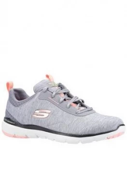 Skechers Steady Energy Flex Appeal Trainers, Grey, Size 7, Women