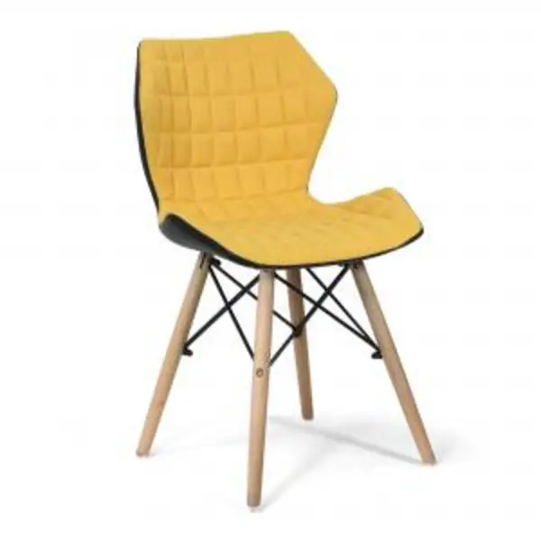 Amelia Stylish Lightweight Fabric Chair with Solid Beech Legs and NTDSBCFB570MT