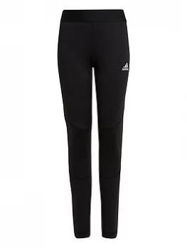 adidas Junior Girls XFG Tight - Black/White, Size 11-12 Years