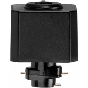 Loops - Commercial Track Lighting Pendant Adaptor - 6A Maximum - Black PC Rail System