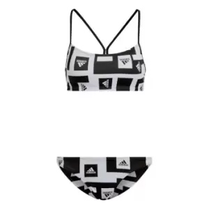 adidas Logo Graphic Bikini Womens - White