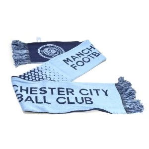 Man City Fade Scarf New Crest