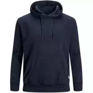 Jack and Jones Basic Hood Sweat Plus Size - Blue