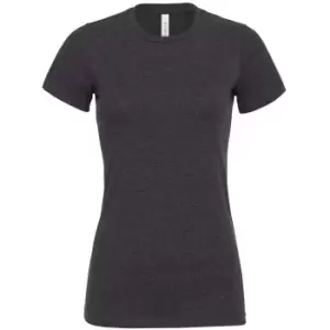 Bella + Canvas Womens/Ladies CVC Relaxed Fit T-Shirt (S) (Dark Heather Grey)