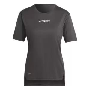 adidas Terrex Logo T Shirt Ladies - Black