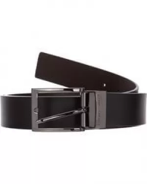 Emporio Armani Eagle Keeper Leather Belt