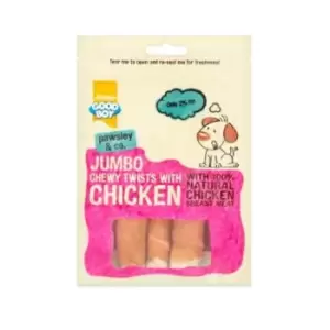 Good Boy Jumbo Chicken Chewy Twists Dog Treats 100g