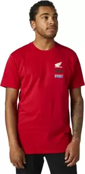 FOX Honda Wing SS Premium T-Shirt, red Size M red, Size M