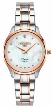 Roamer 601857 49 89 20 Womens Venus Diamond Two Tone Steel Brace Colour - Silver Tone