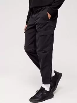 BOSS Sisla Cargo Trousers - Black, Size 50=Uk34In, Inside Leg Regular, Men