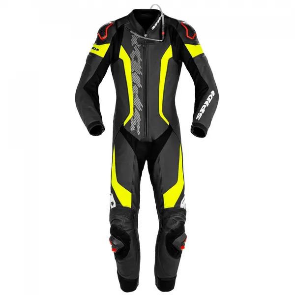 Spidi Laser Pro Perforated Black Fluo Yellow 1 Piece Size 54