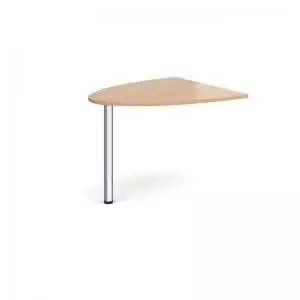 Welcome reception unit D-end extension 1000mm x 888mm - beech