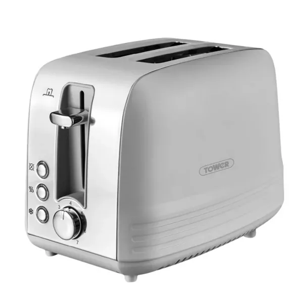 Tower Ash 2 Slice Toaster - Grey T20080GRY