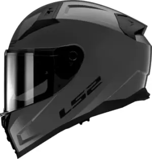 LS2 Vector II Solid Helmet, grey Size M grey, Size M