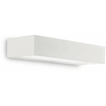 Ideal Lux Lighting - Ideal Lux Cube - LED 1 Light Wall Light White