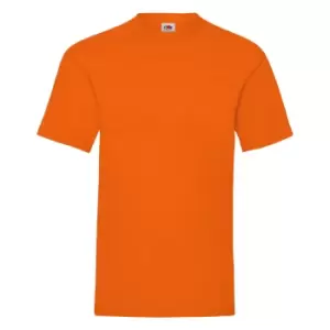 Fruit Of The Loom Mens Valueweight Short Sleeve T-Shirt (3XL) (Orange)