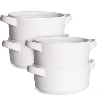 Soup Bowls with Handles - Set of 4 M&amp;W