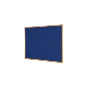 Metroplan Eco-Friendly Felt Noticeboard - 600 x 900mm (HxW) - Light Oa