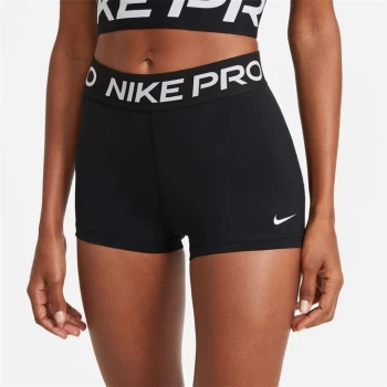 Nike Pro Three Inch Shorts Ladies - Black