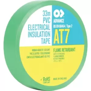 AT7 Green PVC Insulation Tape - 25MM X 33M