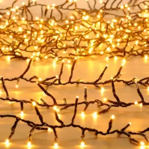 Festive Indoor & Outdoor Multifunction Cluster Lights 760 Warm White LEDs