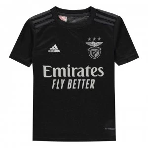 adidas Benfica Away Football Jersey Junior Boys - Black