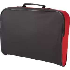 Florida Conference Bag (40 x 8 x 27cm) (Solid Black/Red) - Bullet