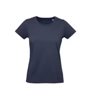 B&C Womens/Ladies Inspire Plus Tee (L) (Urban Navy)