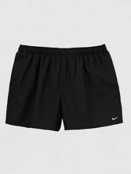 Nike Plus Size Swim 5" Solid Lap Swim Shorts - Black