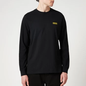 Barbour International Mens Legacy Long Sleeve T-Shirt - Black - M