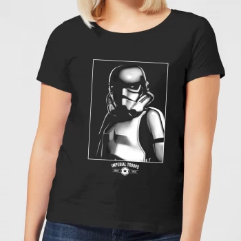 Star Wars Imperial Troops Womens T-Shirt - Black - 5XL