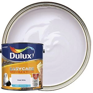 Dulux Easycare Washable & Tough Violet White Matt Emulsion Paint 2.5L