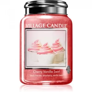 Village Candle Cherry Vanilla Swirl Scented Candle 602g