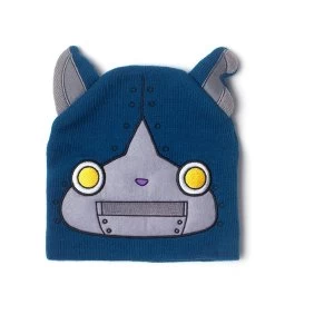 Yo-Kai Watch - Robonyan Unisex Professionally Stitched Beanie - Blue