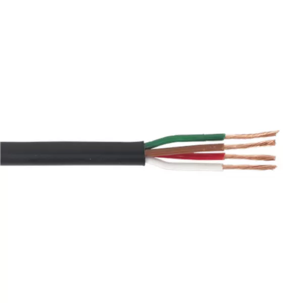 Sealey AC24204CTH Automotive Cable Thin Wall 4 x 0.75mm&#178; 24/0.20mm 30mtr Black