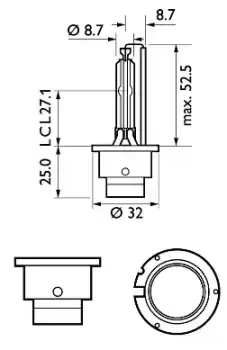 PHILIPS Light Bulbs VW,AUDI,MERCEDES-BENZ 85122SYC1 1J5941015AM,1J5941016AM,1K6941031A Bulb, spotlight 1K6941032A,4B0941003AA,4B0941003BA,4B0941003BN