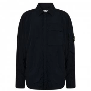 CP COMPANY Junior Boys Lens Overshirt Jacket - Navy 888