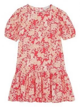 Mintie by Mint Velvet Girls Millie Floral Woven Short Sleeve Dress - Multi, Size 9-10 Years, Women