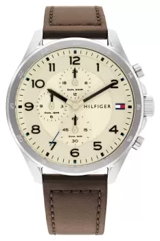 Tommy Hilfiger 1792003 Mens Axel Cream Chronograph Dial Watch