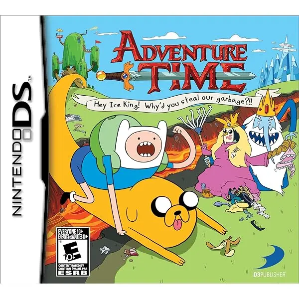 Adventure Time Hey Ice King Why'd you Steal our Garbage Nintendo DS Game