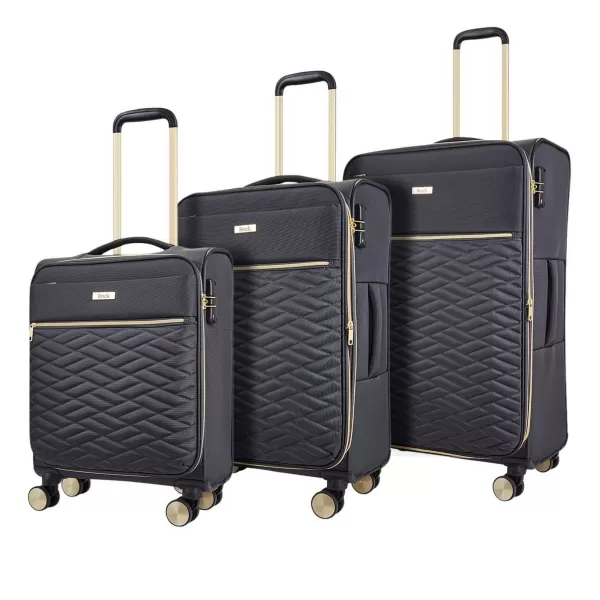 Rock Luggage Sloane ZW88301 Charcoal Suitcase 3Pcs Set