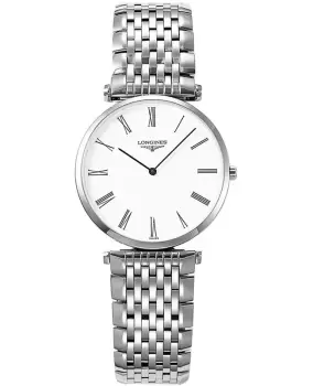 Longines La Grande Classique Quartz White Dial Stainless Steel Womens Watch L4.512.4.11.6 L4.512.4.11.6