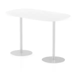 Italia Poseur Boardroom Table 1800 Top 1145 High White