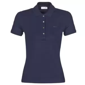 Lacoste PH5462 SLIM womens Polo shirt in Blue - Sizes UK 6,UK 8,UK 10,UK 12,UK 14,UK 16