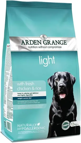 Arden Grange Adult Light Chicken and Rice Dog Food 12kg