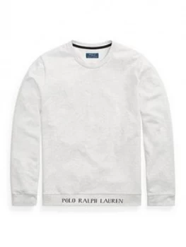 Polo Ralph Lauren Jersey Sleep Sweatshirt - English Heather Size M Men