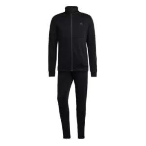 adidas Slim Zipped Tracksuit Mens - Black