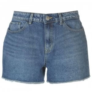 Only Kelly Shorts - Dk Blue Denim